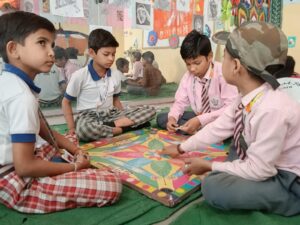 Students Playing Together
