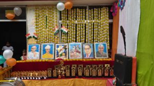 School Independence Day celebration decorations